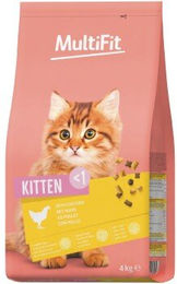 MultiFit Trockenfutter Katze Kitten Huhn ohne Zucker und Konservierungsstoffe 4 kg – Bild 1 von 2