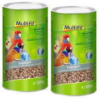 Produktbild von MultiFit Vogelgrit Mineralfutter und Verdauungshilfe für Kanarienvögel und Wellensittiche 2x300 g - 2 x 300 g