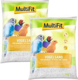 Produktbild von MultiFit Vogelsand mit Quarzsand für Wellensittiche und Kanarienvögel 2x5 kg - 2 x 5 kg