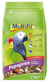 Produktbild von MultiFit Vollnahrung für Papageien mit Insekten sowie Weich- und Krustentieren 2kg - 2 kg