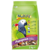 Produktbild von MultiFit Vollnahrung für Papageien mit Insekten sowie Weich- und Krustentieren 2kg - 2 kg