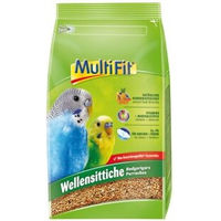 Produktbild von MultiFit Wellensittichfutter mit Insekten sowie Weich- und Krustentieren 1 kg - 1 kg