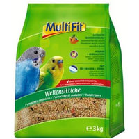 Produktbild von MultiFit Wellensittichfutter mit Insekten und Garnele 3 kg - 3 kg