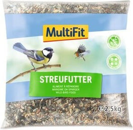 Produktbild von MultiFit Wildvogel Streufutter für Meisen und Spechte 2,5 kg - 2,5 kg