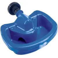 Produktbild von Multifunktionale Geflügeltränke Horizont Maxi Cup aus Kunststoff in Blau für Hühner und Vögel - 0,5 l