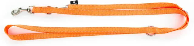 Multifunktions-Hundeleine Martin Sellier aus Nylon in Orange 20mm x 200cm – Bild 1 von 2