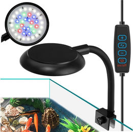 MUPOO LED Aquariumleuchte Clip-On mit 40 LEDs und 10 Dimmstufen für 3 bis 5 Gallonen Aquarien – Bild 1 von 5