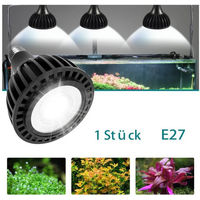 Produktbild von MUPOO LED Aquariumleuchte E27 COB-LED Beleuchtung 20W Kaltweiß Schwarz