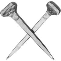 Produktbild von Mustad Hufbeschlagwerkzeuge Clou in Hammerkopf-Form aus Metall Silber 250 Stück