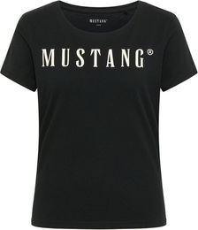 Mustang Reitshirt Alma für Damen aus Baumwolle Schwarz Größe L – Bild 1 von 4