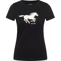 Produktbild von Mustang Reitshirt für Damen aus Baumwolle Schwarz XL
