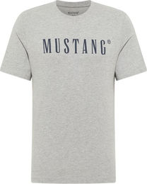 Produktbild von Mustang Reitshirt für Herren aus Baumwolle Grau Größe M