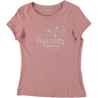 Produktbild von Mustang T-Shirt für Damen aus Baumwolle Rosa XS