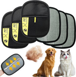 Mutig Fellpflegehandschuhe 6er Set für Hunde und Katzen zur Fellentfernung und Reinigung von Teppichen und Sofas – Bild 1 von 5