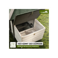 Produktbild von My Animal Hühnerstall MH-19 aus Kiefernholz für 3-4 Hühner mit Nistkasten