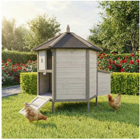 Produktbild von My Animal Hühnerstall MH-29 aus Holz für 3-4 Hühner mit Nistkasten und separater Eiablage