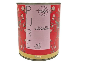My Dogfood Manufacture My 100% Ente Pure No. 4 Hund Nassfutter Monoprotein Hypoallergen 800g Dose - 800 g – Bild 1 von 4