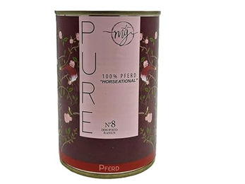 My dogfood manufacture My Pure No. 8 Hundefutter Pferd Nassfutter Hypoallergen Monoprotein 400g - 400 g – Bild 1 von 4