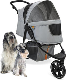 My Duque Cooper Hundebuggy Grau faltbarer Hundewagen höhenverstellbar bis 32 kg – Bild 1 von 11