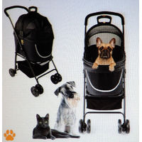 Produktbild von My Duque Hundebuggy Coco 2 in 1 faltbar schwarz bis 15 kg