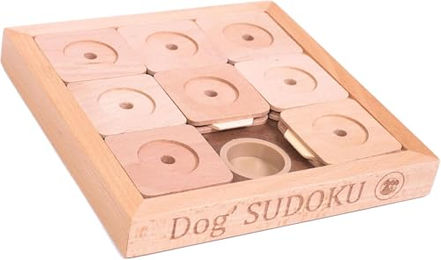 My Intelligent Dogs Interaktives Hundespielzeug Sudoku S Expert aus Holz für Welpen und Hunde – Bild 1 von 6