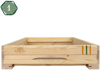 My little Farm Bienenhaus aus Naturholz – Bild 1 von 2