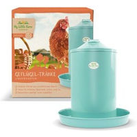 Produktbild von My little Farm Geflügeltränke Lindengarten aus Metall für Hühner Enten und Wachteln