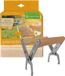 My Little Farm Wabenheber aus Metall und Holz in Braun und Grau – Bild 1 von 2