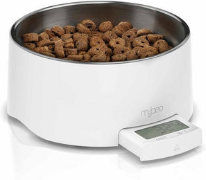 MyBeo Futternapf und Trinknapf mit integrierter Waage aus Edelstahl für Hunde 1000 ml - 1 Stk. – Bild 1 von 2