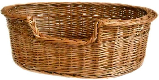 MyBer® Hundekorb und Katzenbett aus Weide in Natur Braun – Bild 1 von 13