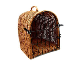 MyBer Katzentransportbox aus Weide in Natur Braun – Bild 1 von 4