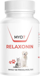 MYD7 Relaxonin Ergänzungsfuttermittel zur Beruhigung für Hunde und Katzen in Tablettenform – Bild 1 von 2