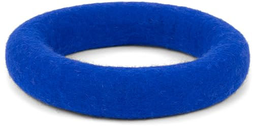 myfelt Isa Hundespielzeug Ring aus Wolle Blau für Riesenrassen – Bild 1 von 7