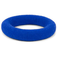 Produktbild von myfelt Isa Hundespielzeug Ring aus Wolle Blau für Riesenrassen