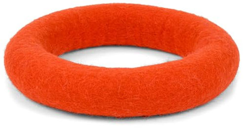 myfelt Mats Hundespielzeug Ring aus Wolle in Orange und Rot – Bild 1 von 7