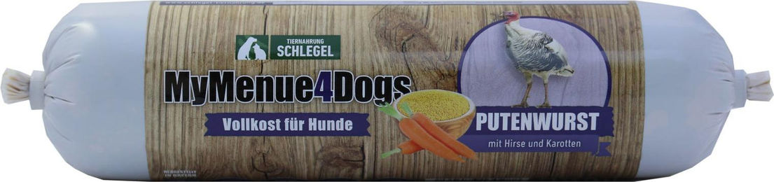MyMenue4Dogs Hundefutter Putenwurst 75 g – Bild 1 von 1