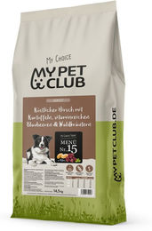 MyPetClub Hundefutter Hirsch Junior Getreidefreies Trockenfutter mit hohem Fleischanteil 14,5 kg - 14,5 kg – Bild 1 von 7
