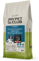 MyPetClub Kaltgepresstes Hundefutter Adult Ente und Lachs Getreidefrei 14,5 kg – Bild 1 von 9