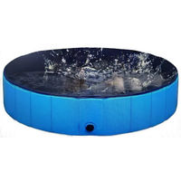 Produktbild von MYPETS Hundepool Planschbecken aus Kunststoff in Blau