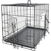 Produktbild von MYPETS Hundetransportbox Schwarz für erwachsene Hunde