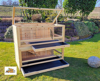 MYPETS Kleintierstall HOPPEL XXL Kaninchenstall und Hamsterkäfig – Bild 1 von 3