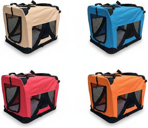 MyPets Transportbox aus Nylon für Hunde und Katzen in Orange oder Bunt – Bild 1 von 5