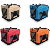 Produktbild von MyPets Transportbox aus Nylon für Hunde und Katzen in Orange oder Bunt