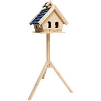 Produktbild von MYPETS Vogelhaus Südtirol aus Holz mit Ständer in Braun
