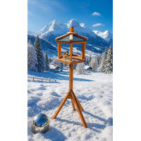 Produktbild von MYPETS Vogelhaus Zillertal aus Holz mit Ständer in Braun