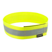 Produktbild von Mystique Signalhalsband mit Klettverschluss und Reflexfunktion aus Polyester Neon Gelb 50cm - 50 cm