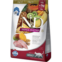 Produktbild von N&D Cat Tropical Selection Light Katzenfutter mit Huhn zur Gewichtskontrolle 5 kg