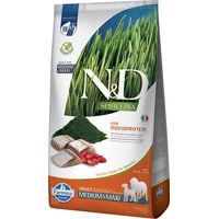 Produktbild von N&D Dog Spirulina Adult Medium/Maxi Trockenfutter Hering Getreidefrei 2 x 7 kg - 2 x 7 kg