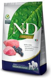 Produktbild von N&D Farmina Prime Medium/Maxi Adult Hundefutter Lamm und Hering Getreidefrei 2x12 kg - 2 x 12 kg
