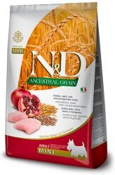 Produktbild von N&D Farmina Ancestral Grain Mini Adult Huhn - 2 x 7 kg